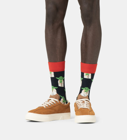 STAR WARS MASTER YODA - CALZE 87US0002007-ST -NAVY HAPPY SOCKS 