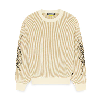 TRIBAL - MAGLIA 26WIJM40 -IVORY IUTER 