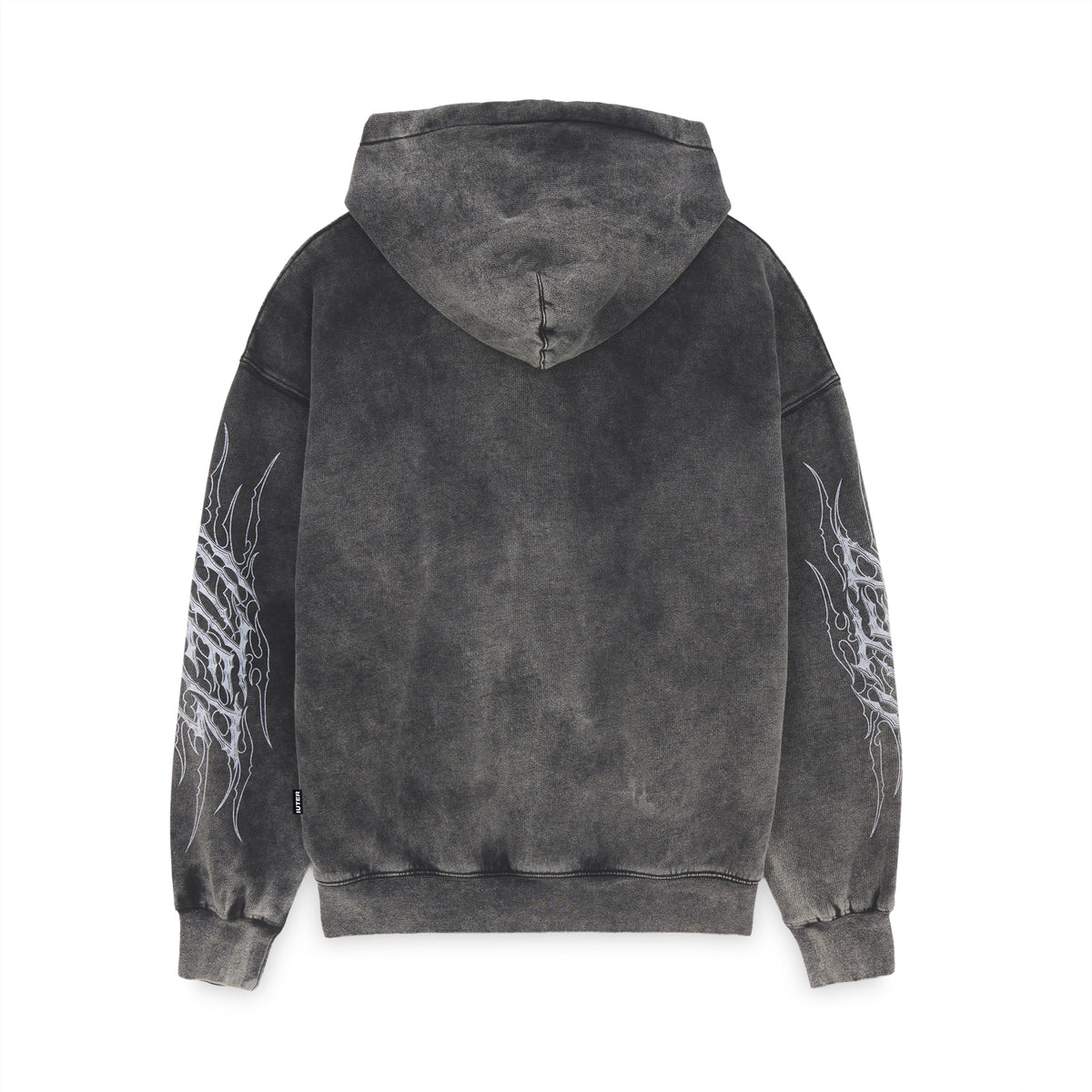 TRIBAL MARBLE ZIP - FELPA 26WISZ40 -BLACK IUTER 