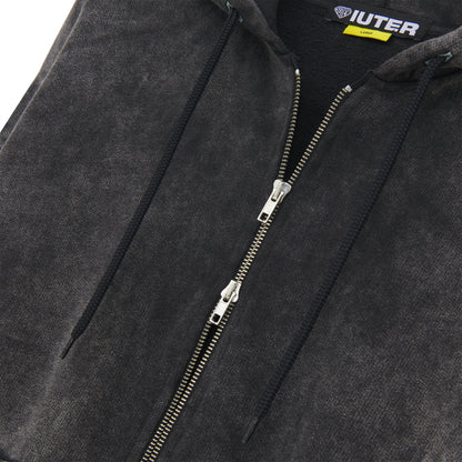 TRIBAL MARBLE ZIP - FELPA 26WISZ40 -BLACK IUTER 