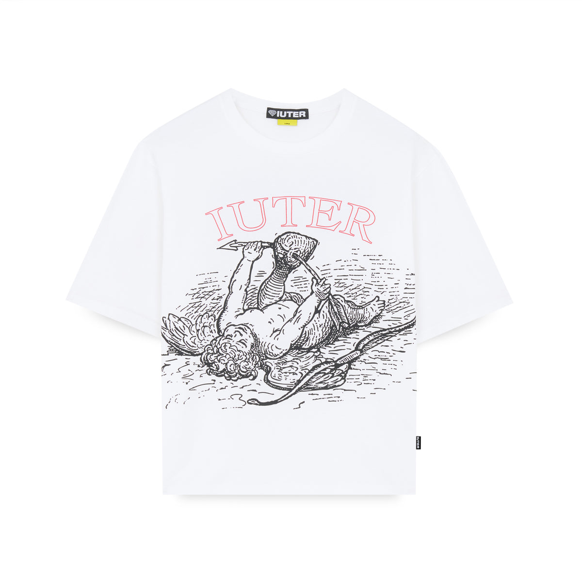 DAMAGE - T-SHIRT 26WITS14 -WHITE IUTER 