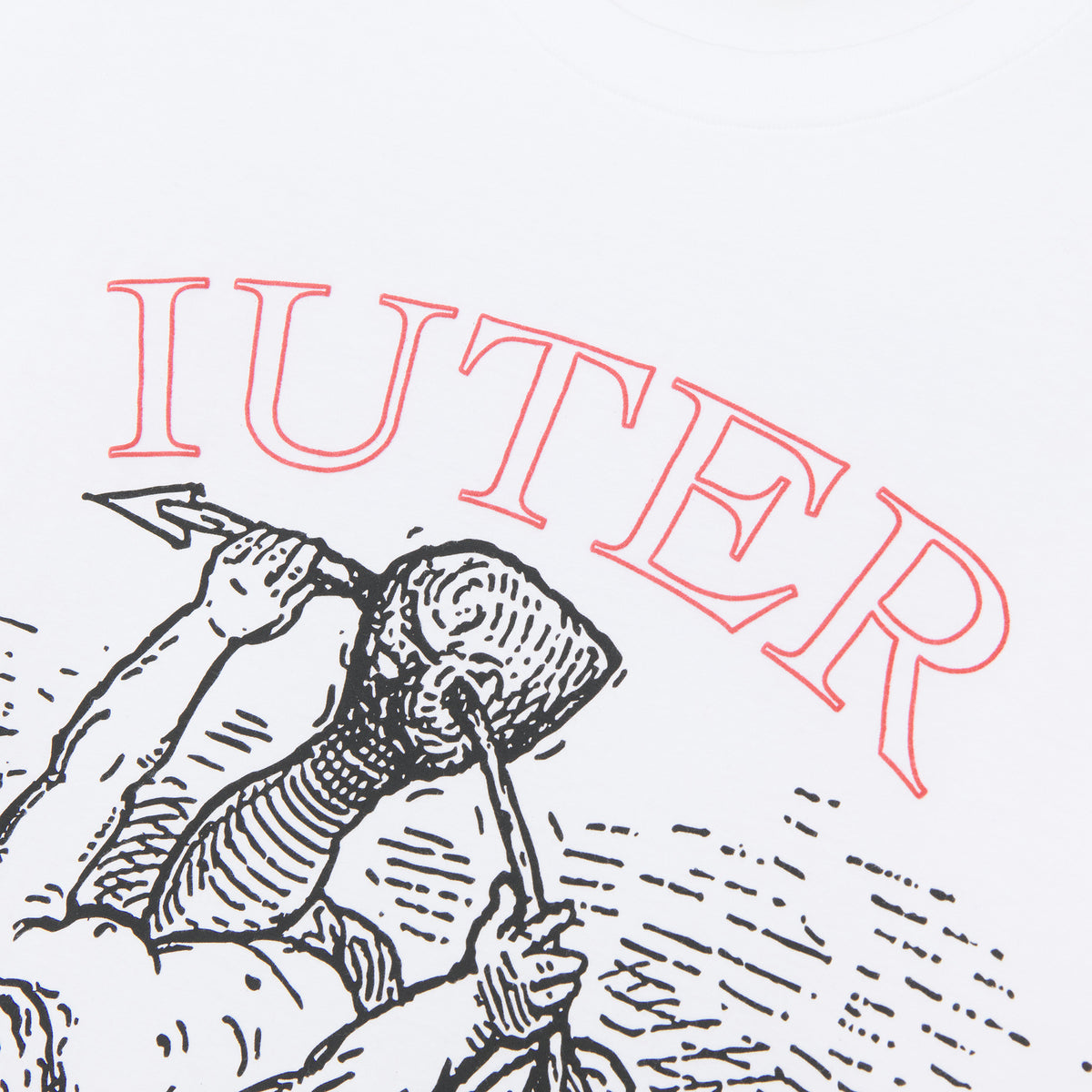DAMAGE - T-SHIRT 26WITS14 -WHITE IUTER 
