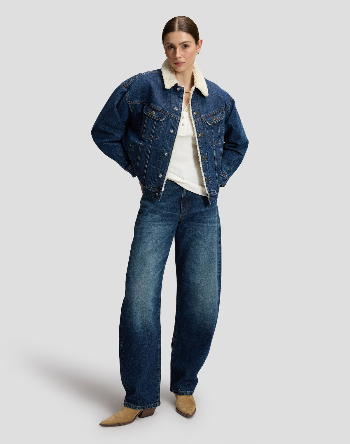 RELAXED SHERPA RIDER - GIACCA 112385716 . LEE 