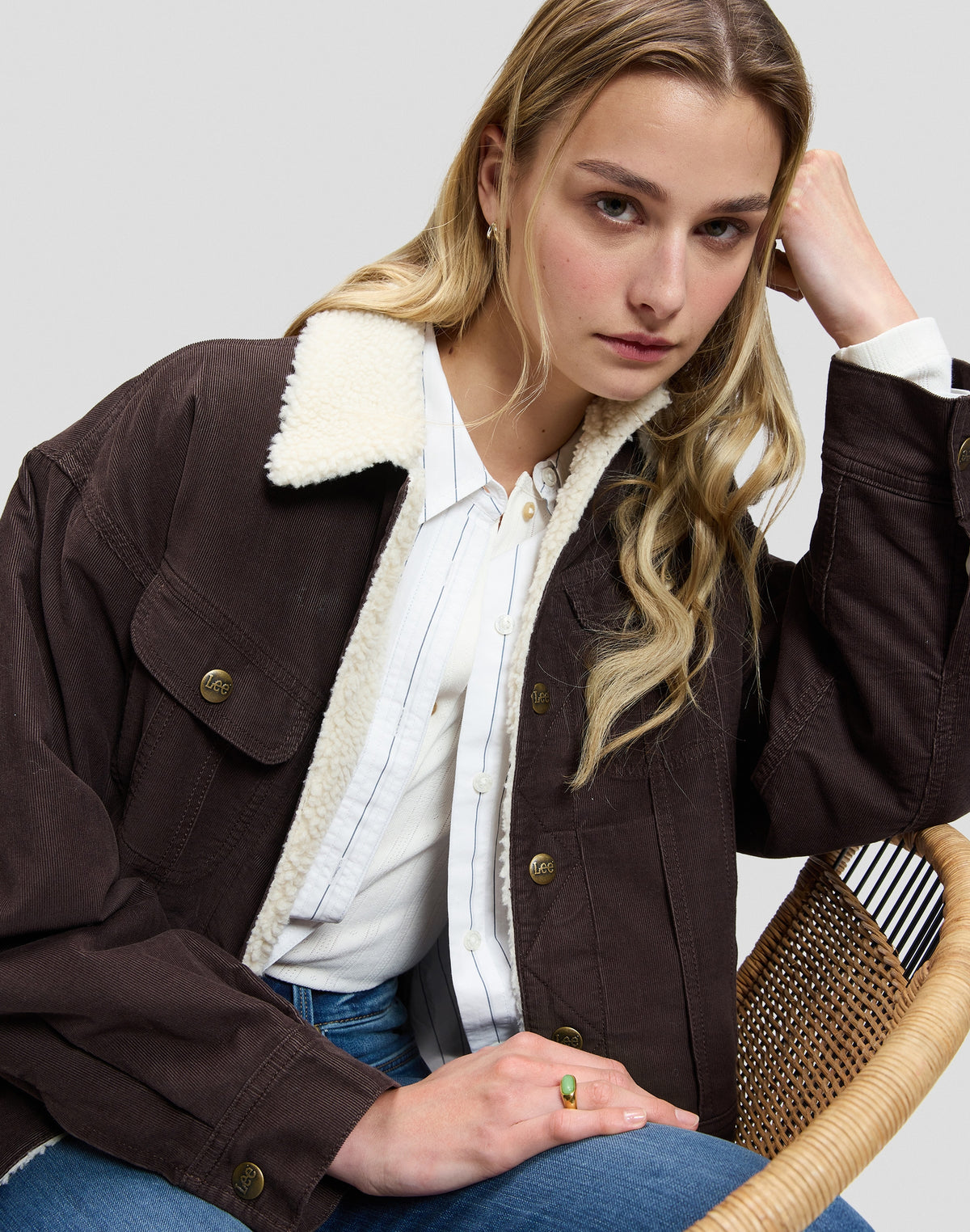 RELAXED SHERPA RIDER - GIACCA 112385717 . LEE 