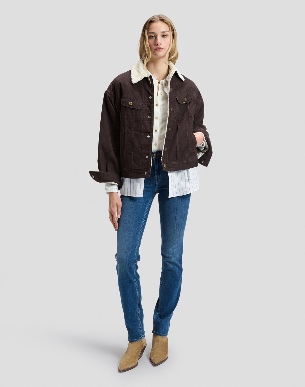 RELAXED SHERPA RIDER - GIACCA 112385717 . LEE 