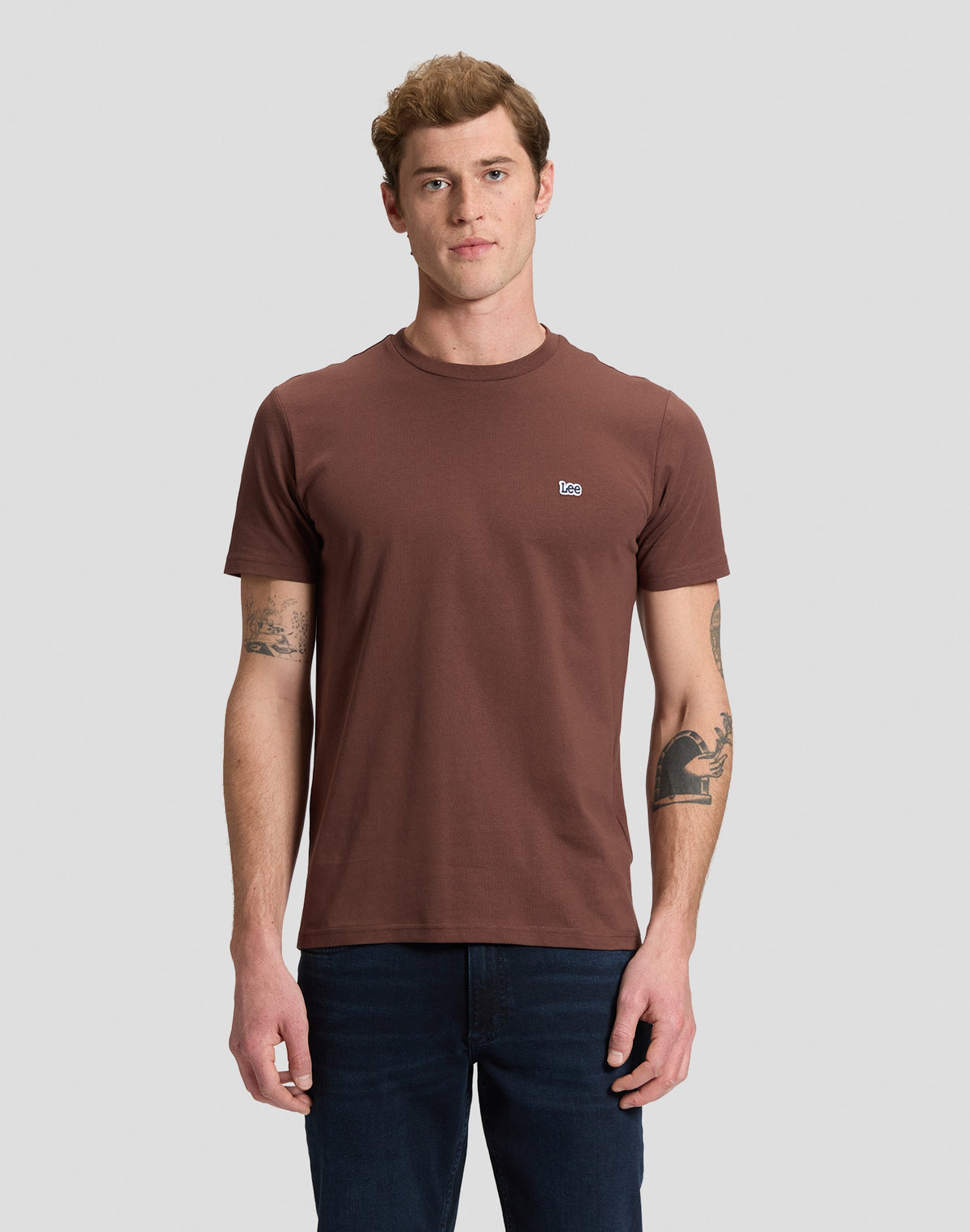 PATCH LOGO SHAVED - T-SHIRT 112386347 . LEE 