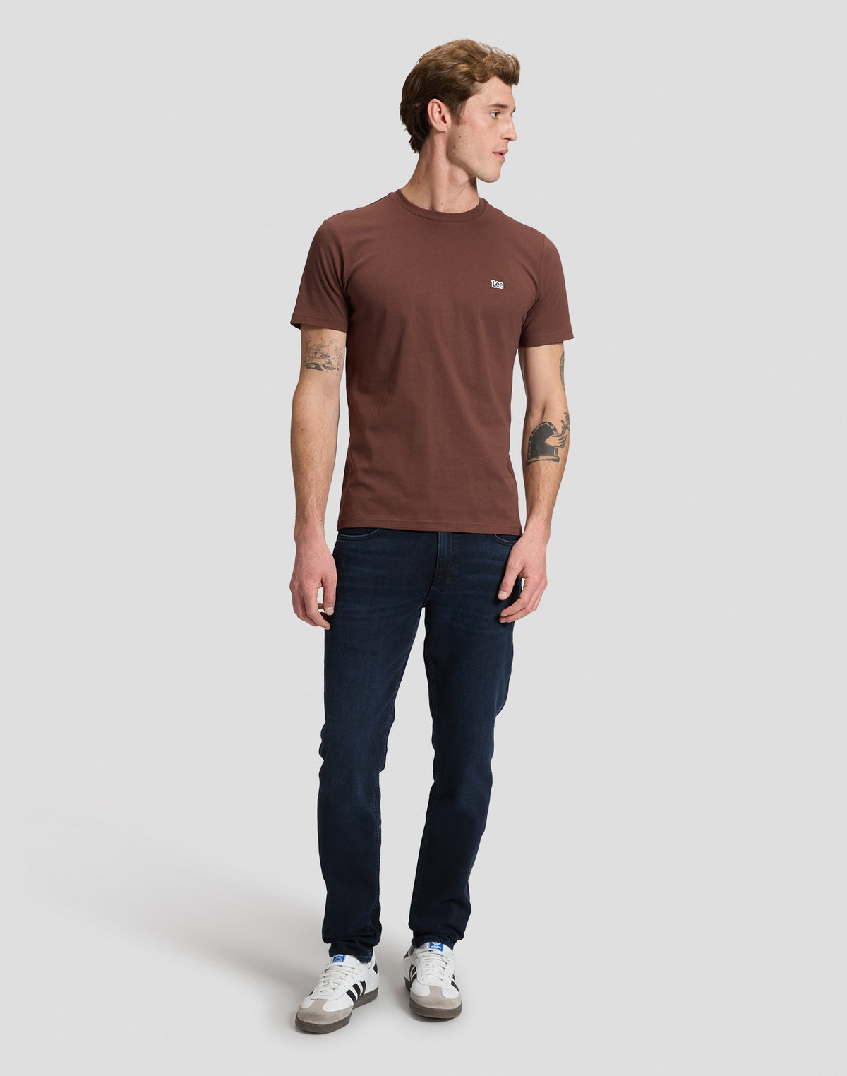 PATCH LOGO SHAVED - T-SHIRT 112386347 . LEE 