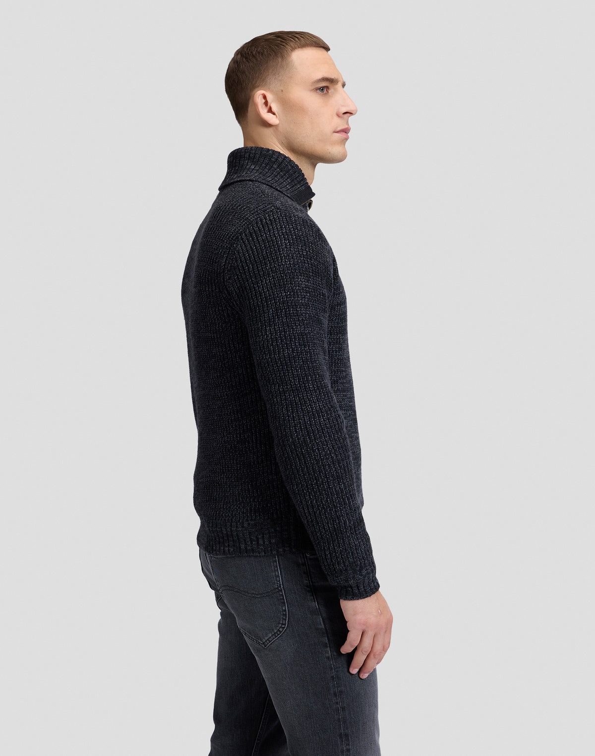 MOCK NECK ZIP - MAGLIA 112386618 . LEE 
