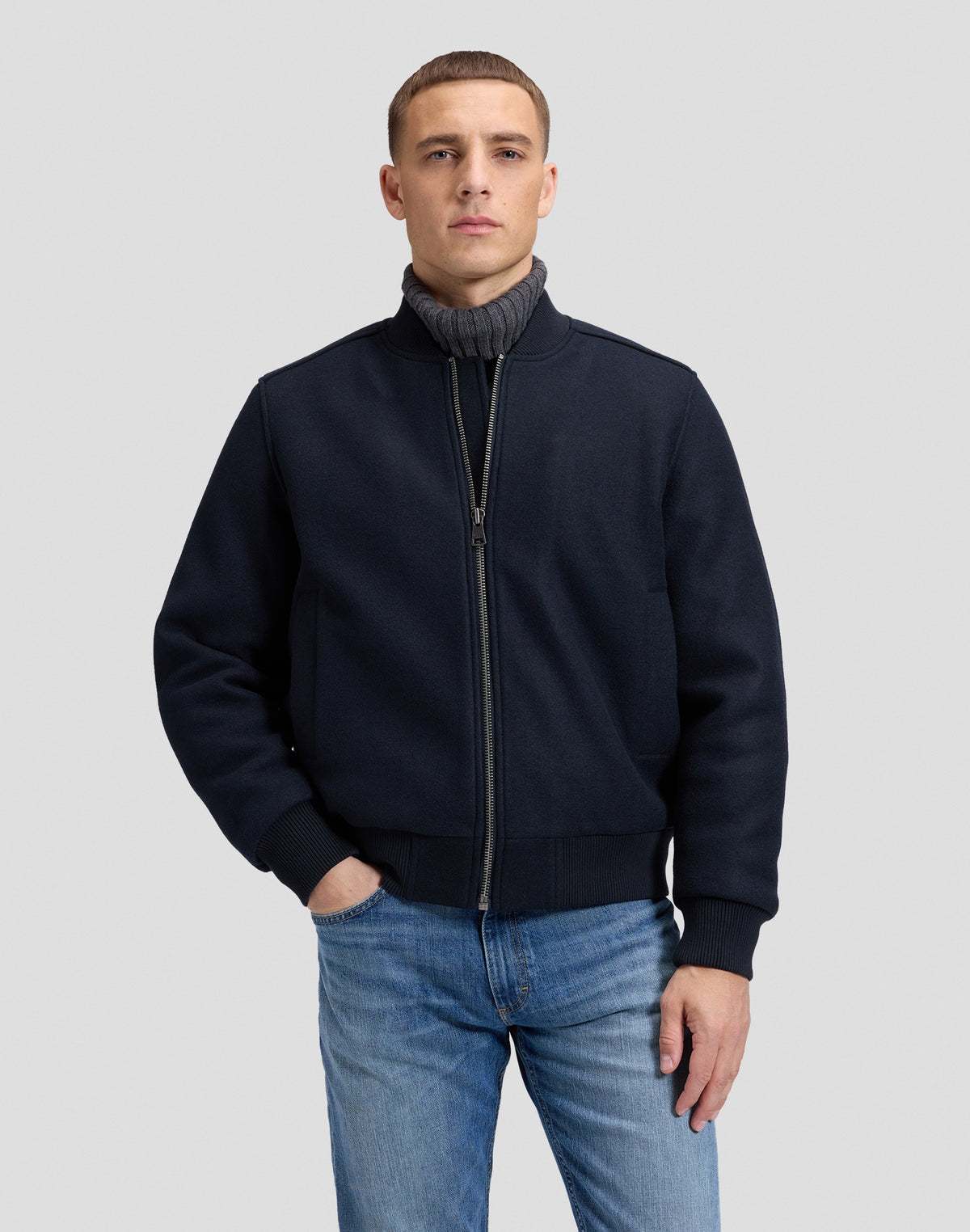 WOOL BOMBER - GIACCA 112386624 . LEE 