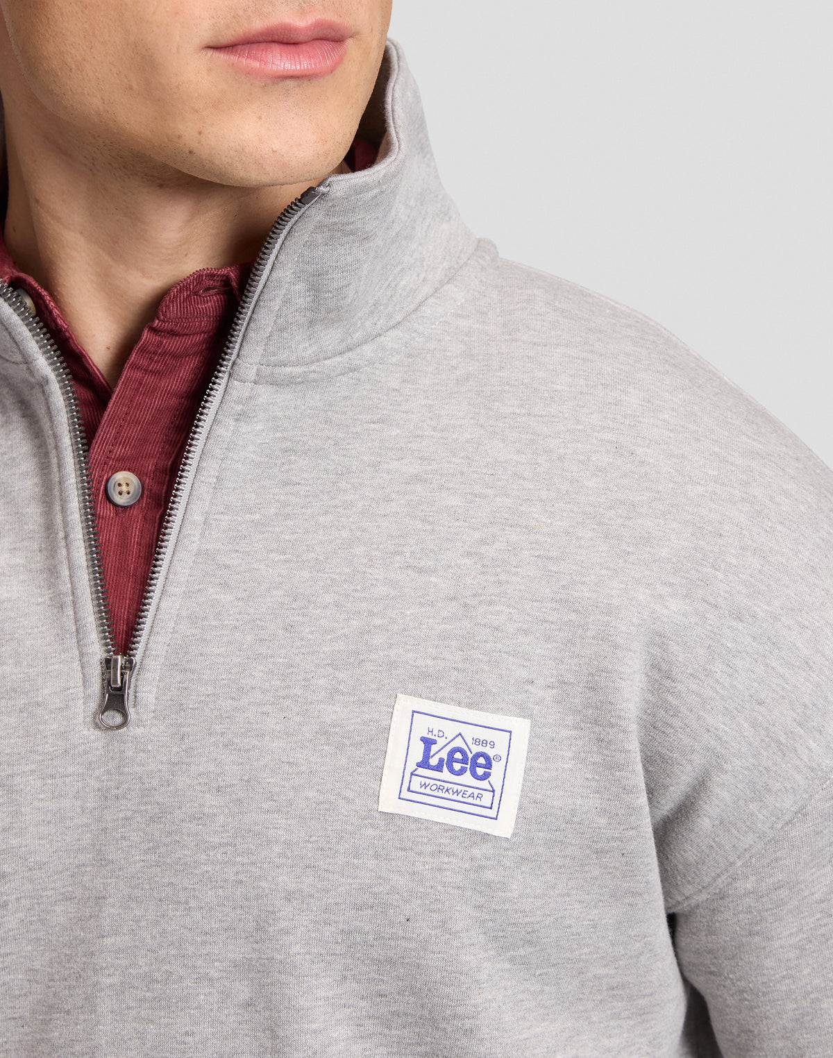 WORKWEAR HALF ZIP - FELPA 112386630 . LEE 