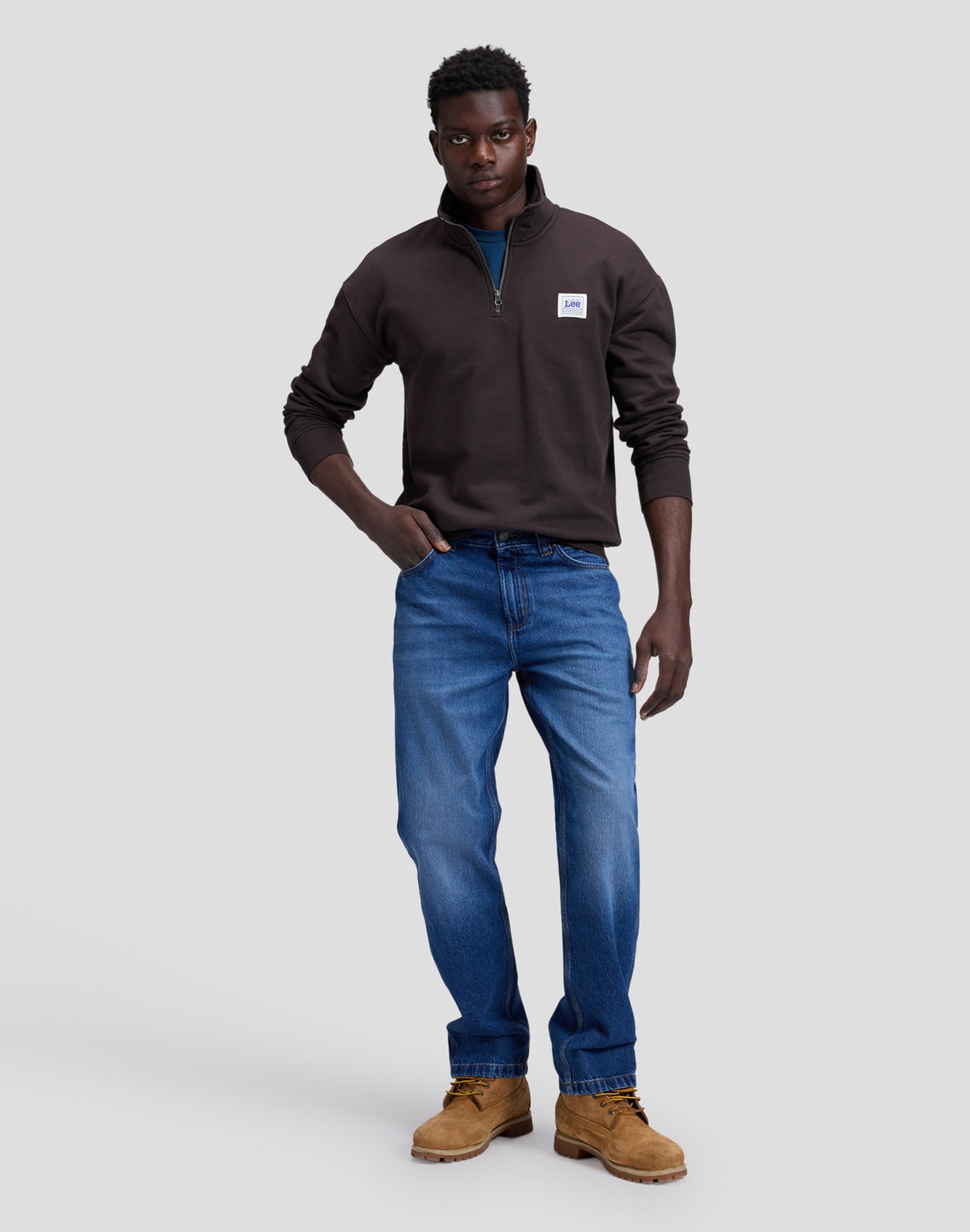 WORKWEAR HALF ZIP - FELPA 112387542 . LEE 