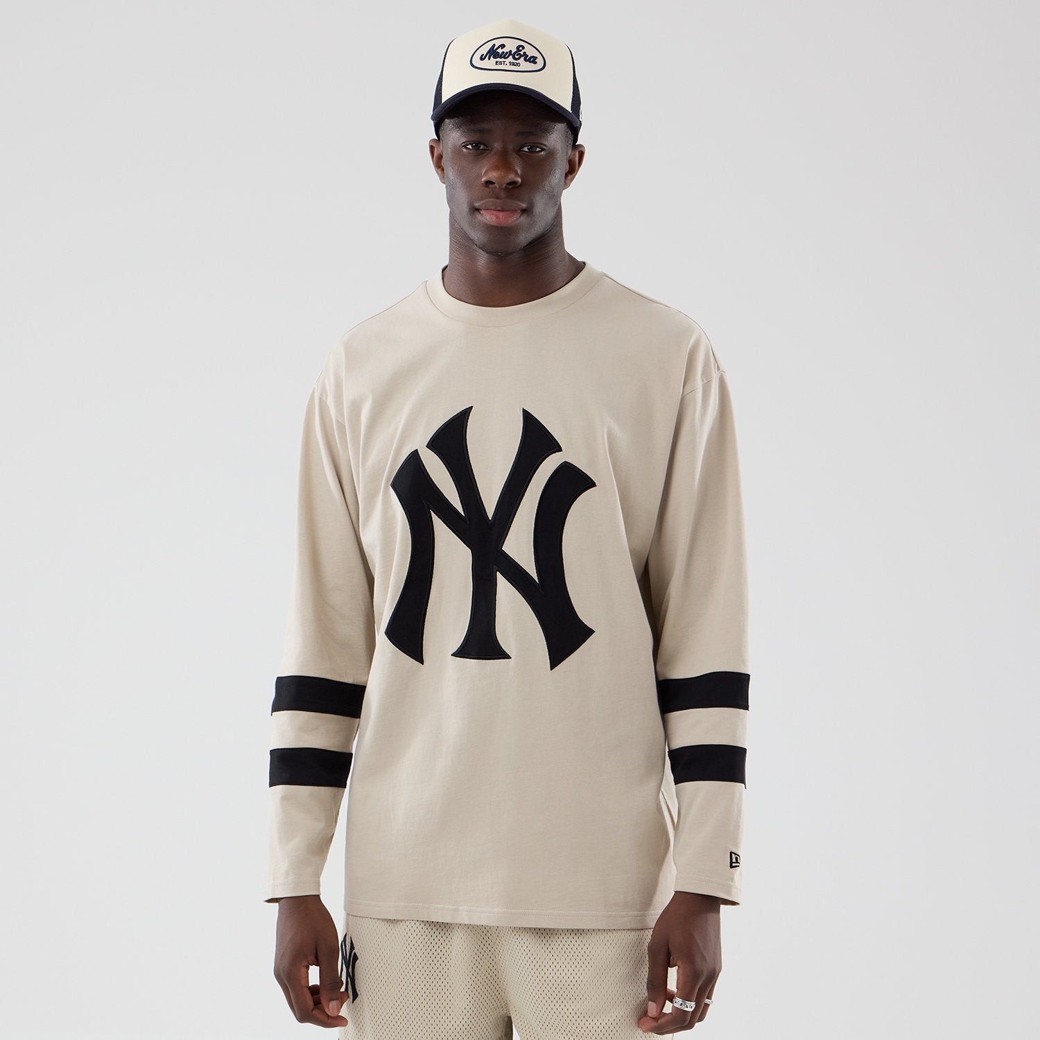 MLB LS OVERSIZED NEW YORK YANKEES - T-SHIRT 60897435 . NEW ERA 
