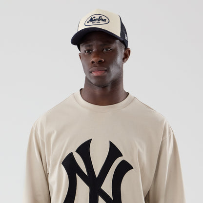 MLB LS OVERSIZED NEW YORK YANKEES - T-SHIRT 60897435 . NEW ERA 