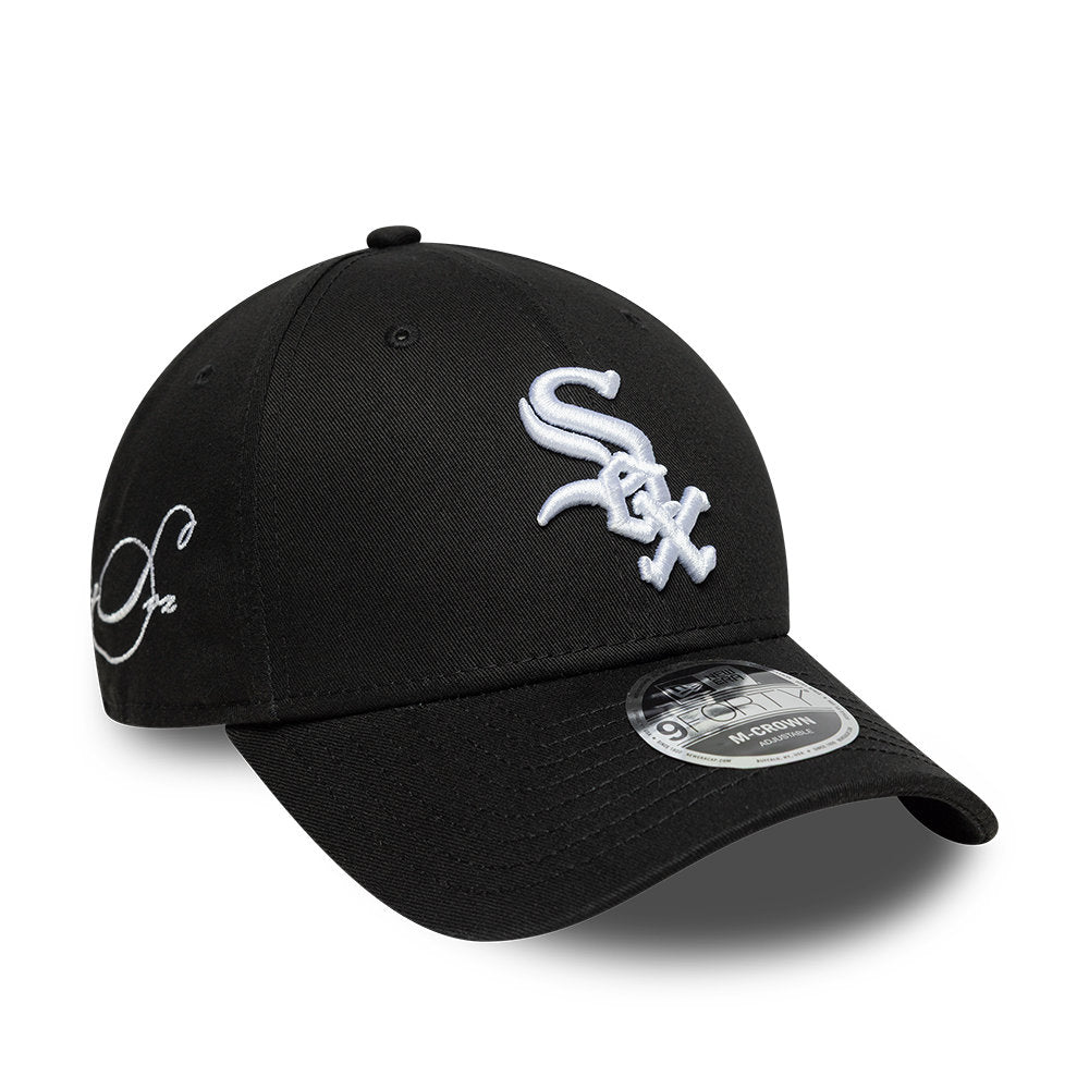 MLB SIDE SCRIPT 9FORTY MC CHICACO WHITE SOCKS - CAPPELLINO 60915787 . NEW ERA 