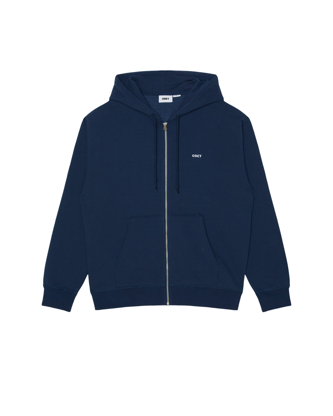 ESTABLISHED WORKS BOLD ZIP HOOD II - FELPA 22MC0000024E -PGB OBEY 