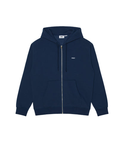 ESTABLISHED WORKS BOLD ZIP HOOD II - FELPA 22MC0000024E -PGB OBEY 