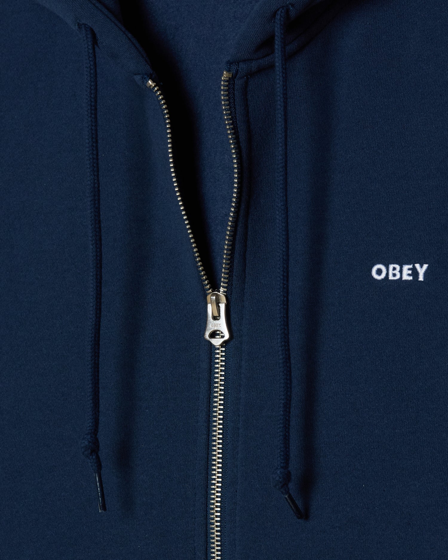 ESTABLISHED WORKS BOLD ZIP HOOD II - FELPA 22MC0000024E -PGB OBEY 