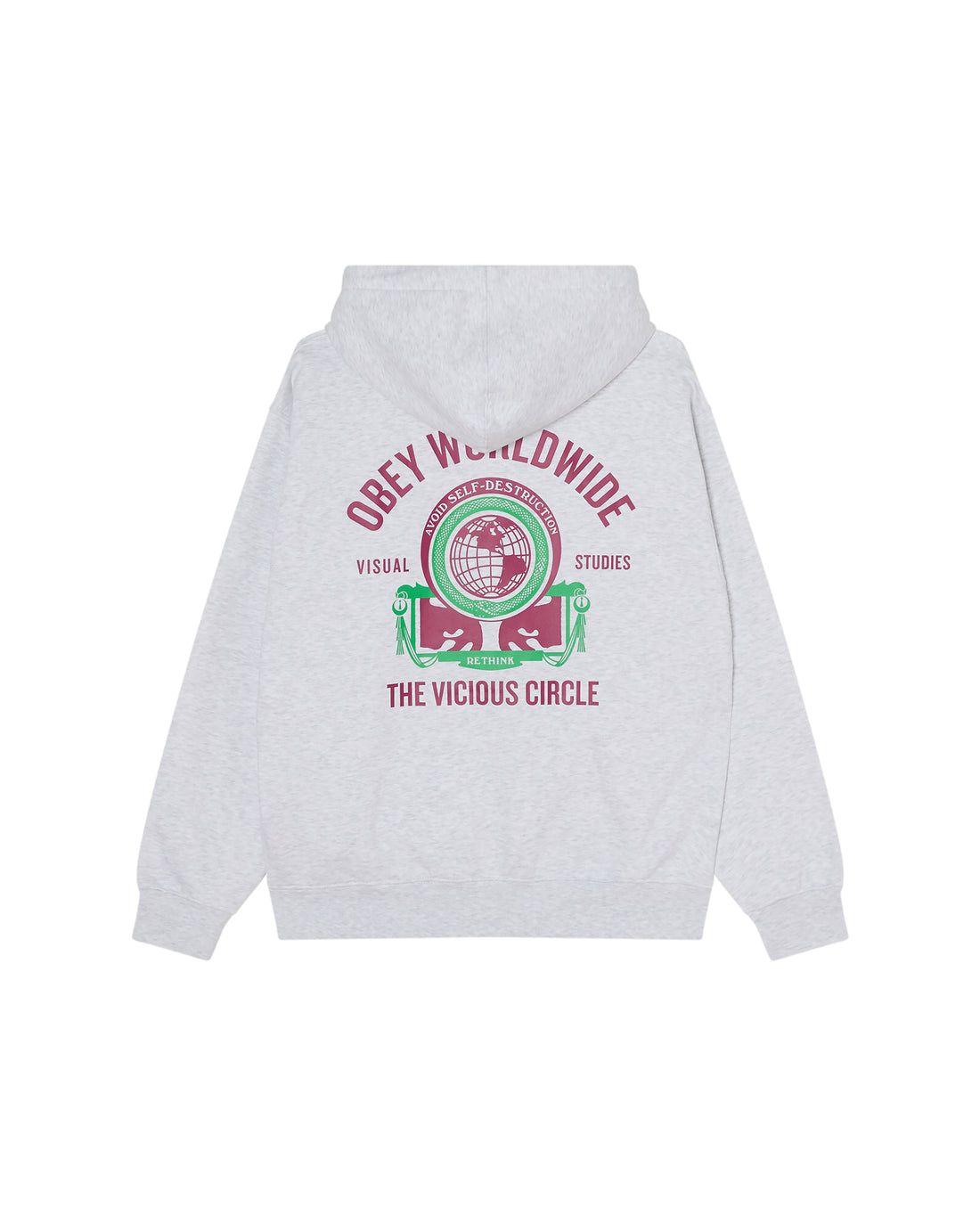 VICIOUS CIRCLE HOOD - FELPA 22MC0001904 -HEA OBEY 
