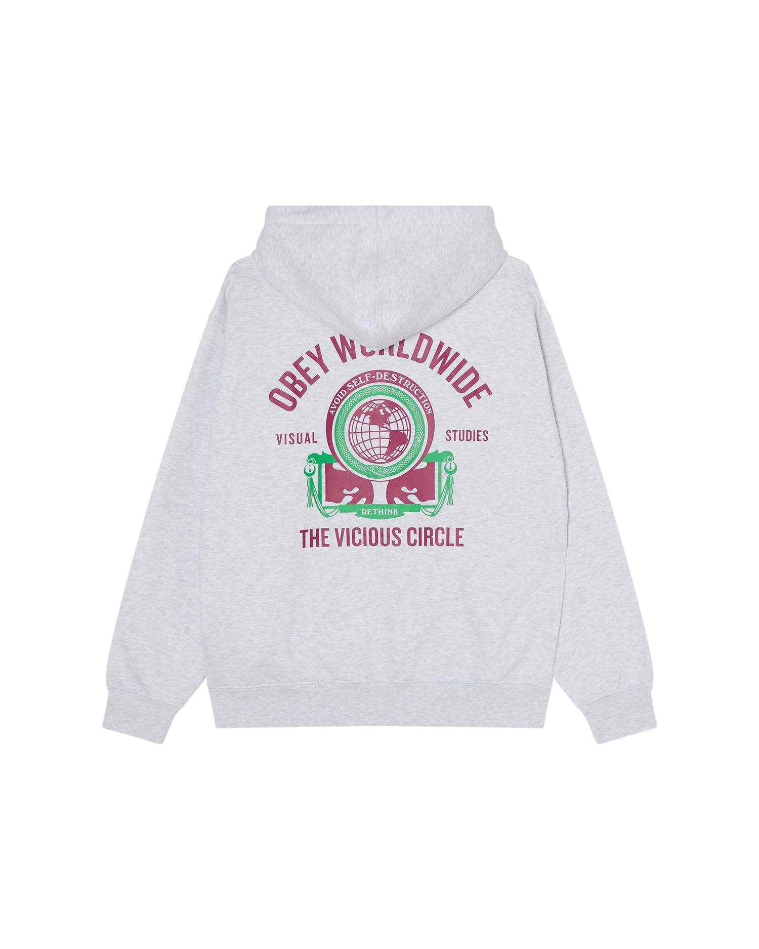 VICIOUS CIRCLE HOOD - FELPA 22MC0001904 -HEA OBEY 