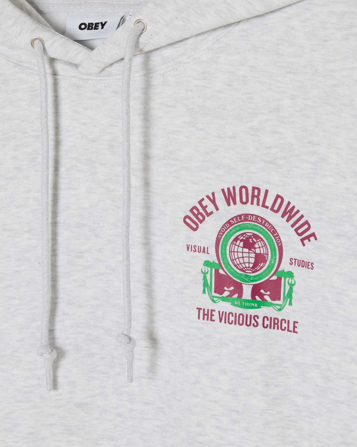 VICIOUS CIRCLE HOOD - FELPA 22MC0001904 -HEA OBEY 