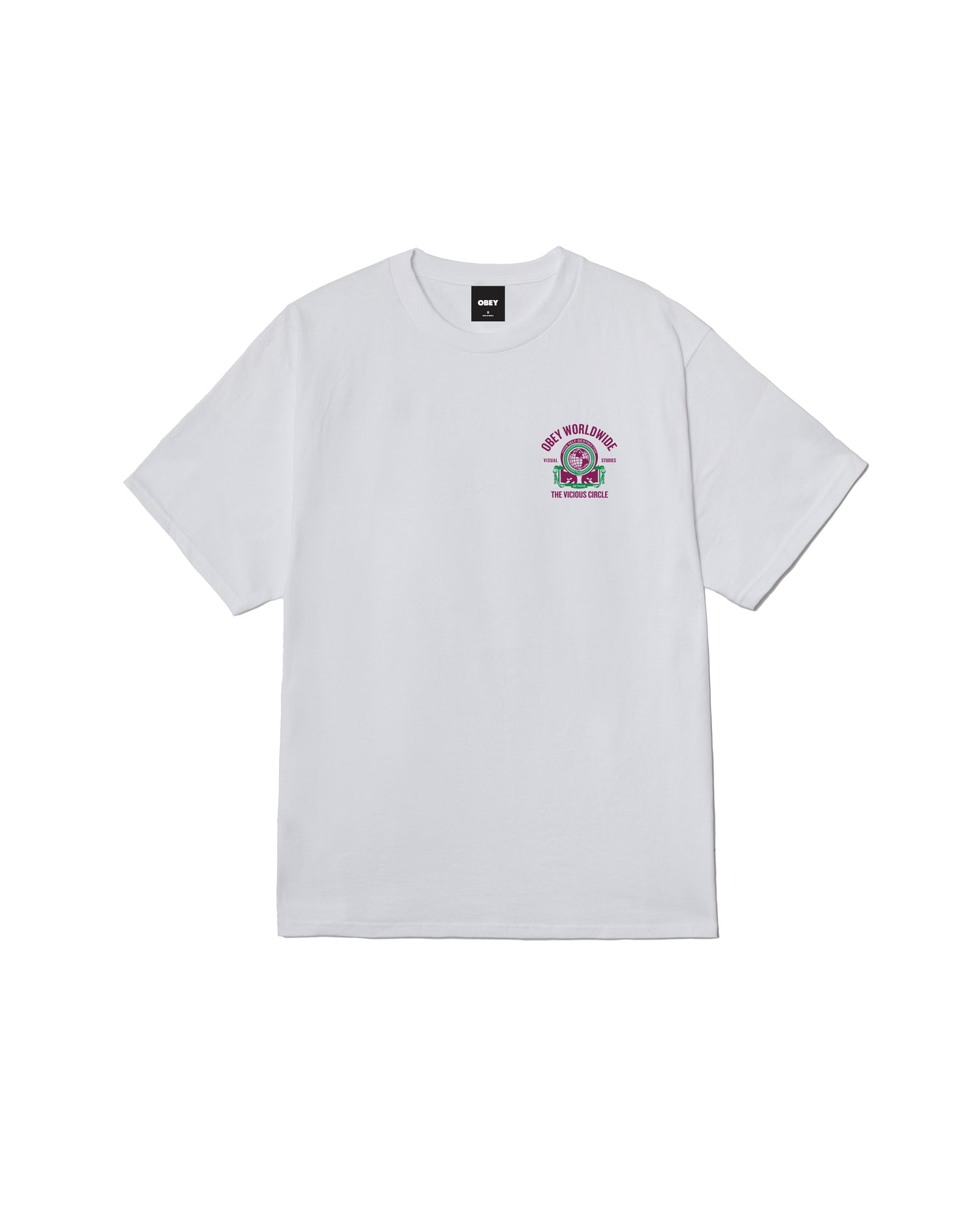 VICIOUS CIRCLE - T-SHIRT 22MC0001910 -WHT OBEY 