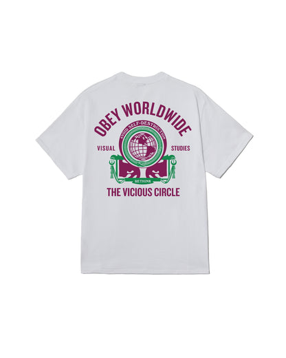 VICIOUS CIRCLE - T-SHIRT 22MC0001910 -WHT OBEY 