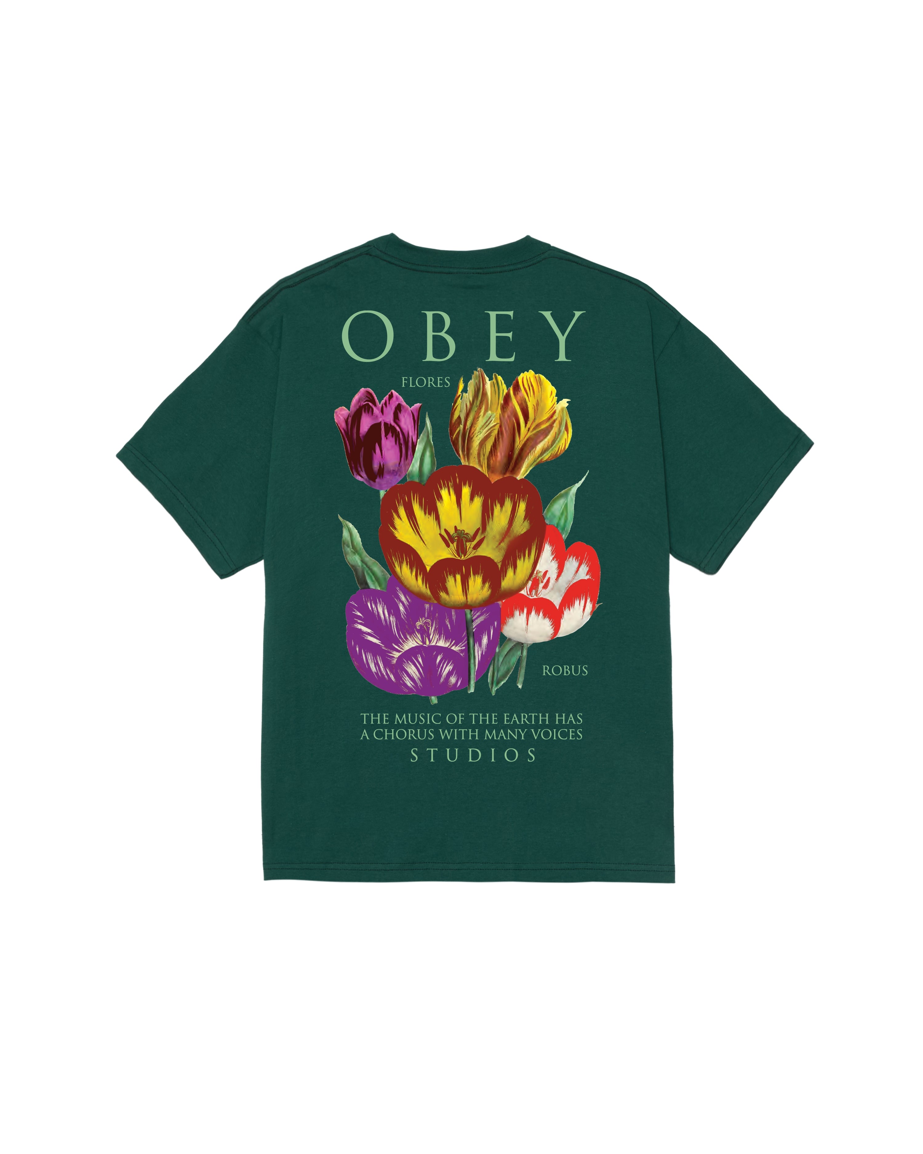 FLORES ROBUS - T-SHIRT 22MC0001912 -RFR OBEY 