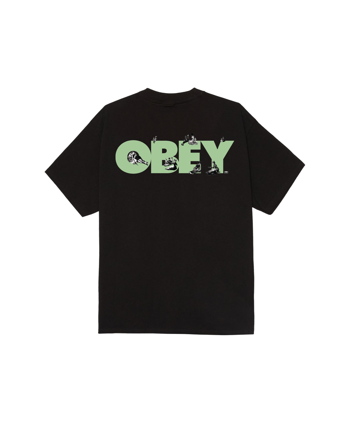 PICNIC - T-SHIRT 22MC0001982 -BLK OBEY 
