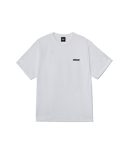 REAL SPILL - T-SHIRT 22MC0001985 -WHT OBEY 