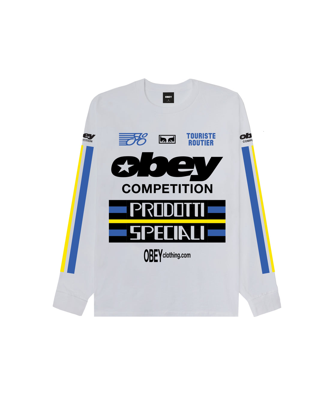 COMPETITION LS - T-SHIRT 22MC0001991 -WHT OBEY 