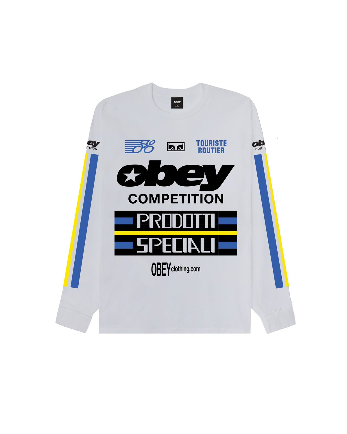 COMPETITION LS - T-SHIRT 22MC0001991 -WHT OBEY 