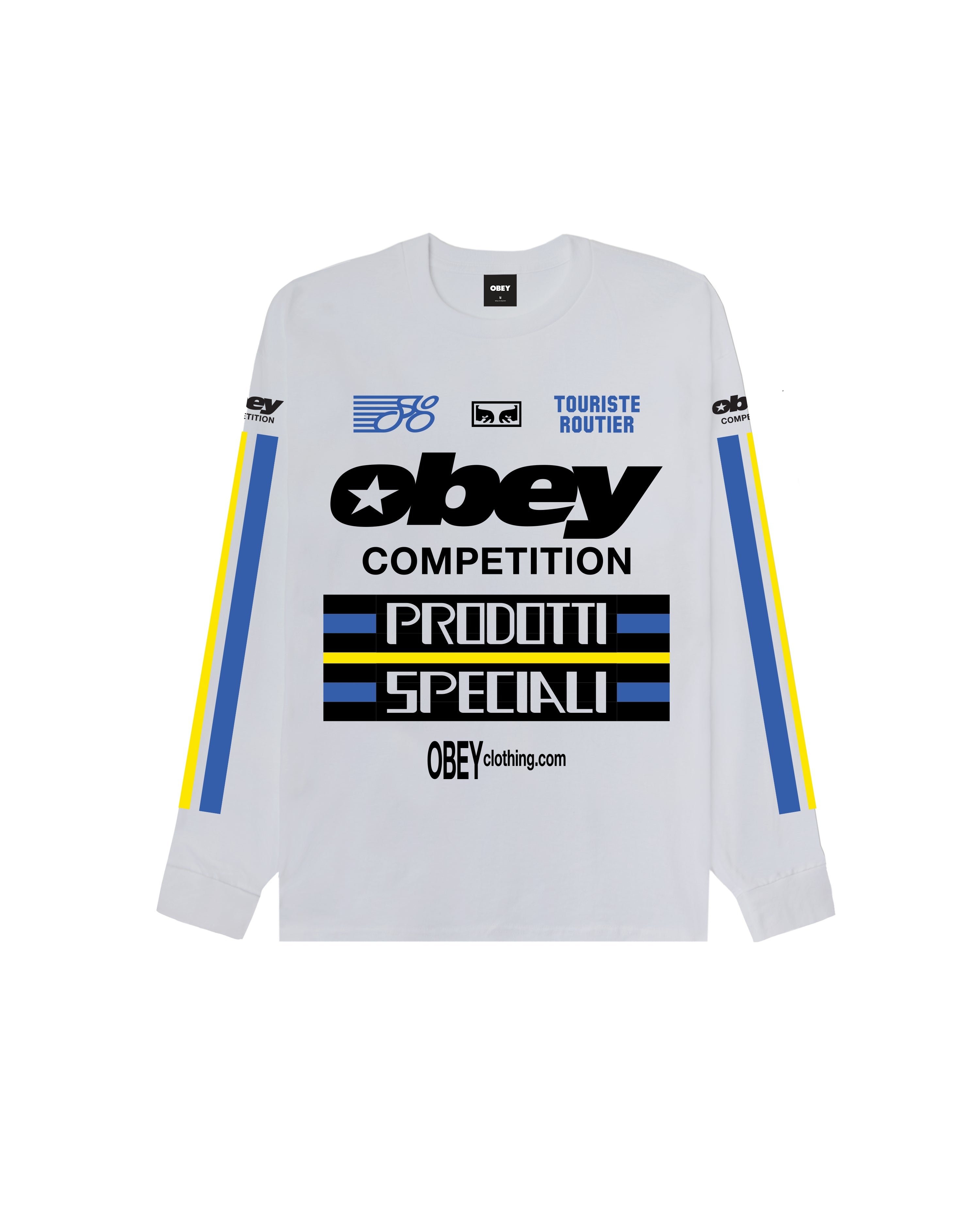 COMPETITION LS - T-SHIRT 22MC0001991 -WHT OBEY 