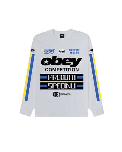 COMPETITION LS - T-SHIRT 22MC0001991 -WHT OBEY 