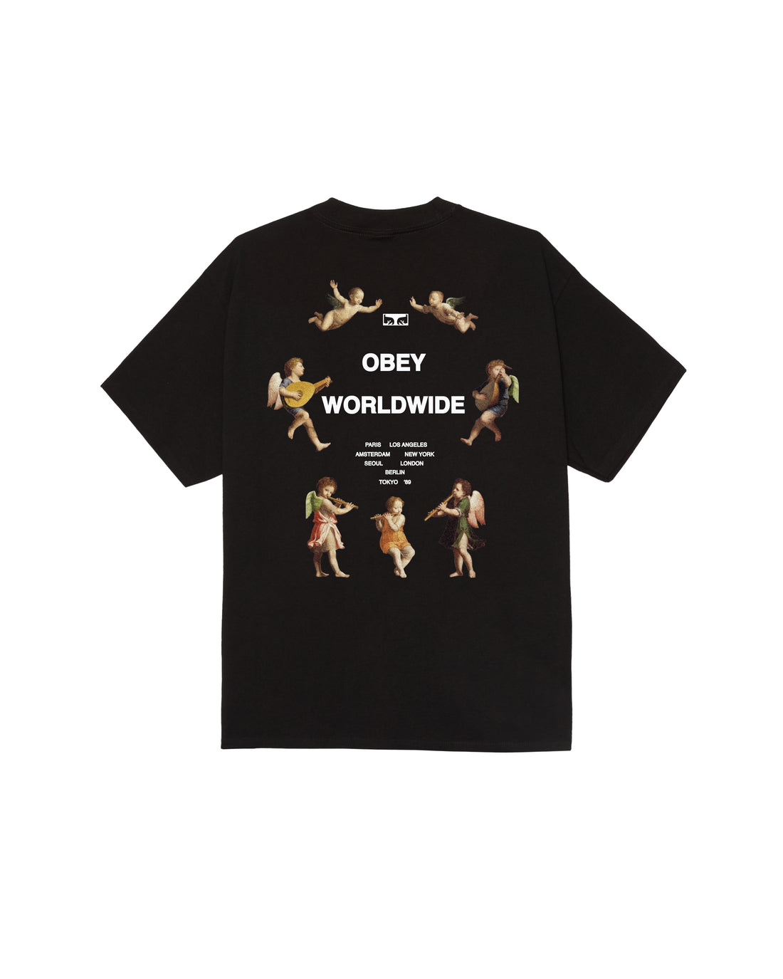 ANGELS ABOVE - T-SHIRT 22MC0002015 -BLK OBEY 