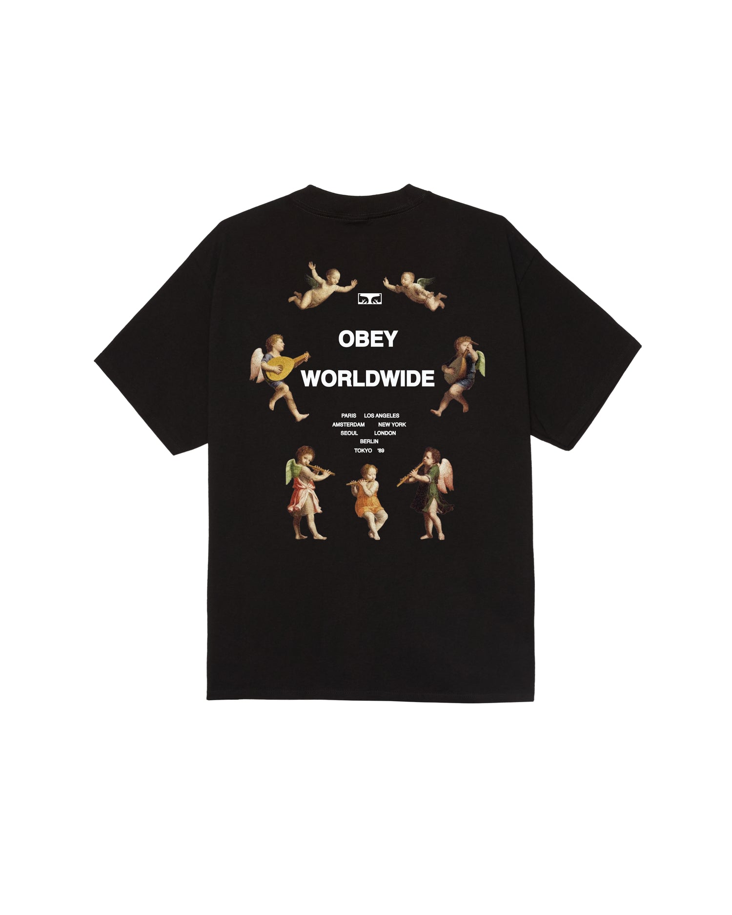 ANGELS ABOVE - T-SHIRT 22MC0002015 -BLK OBEY 