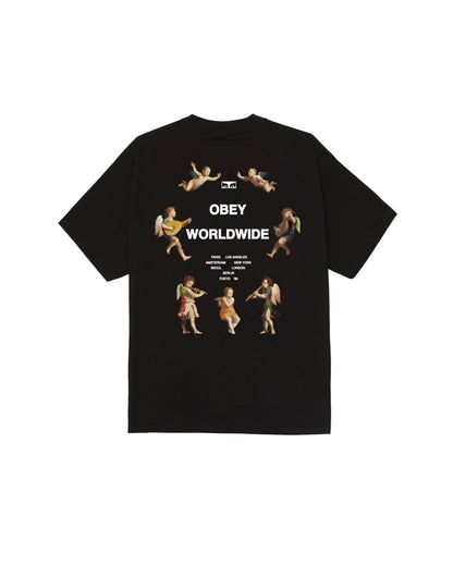ANGELS ABOVE - T-SHIRT 22MC0002015 -BLK OBEY 