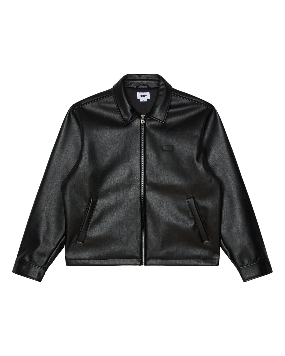 WORKMAN PU JACKET - GIACCA 22MC0002056 -BLK OBEY 
