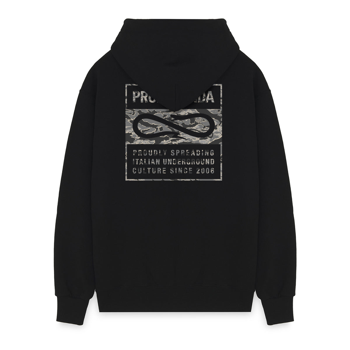 ZIP LABEL CAMO - FELPA 26FWPRFE743 -01 PROPAGANDA 