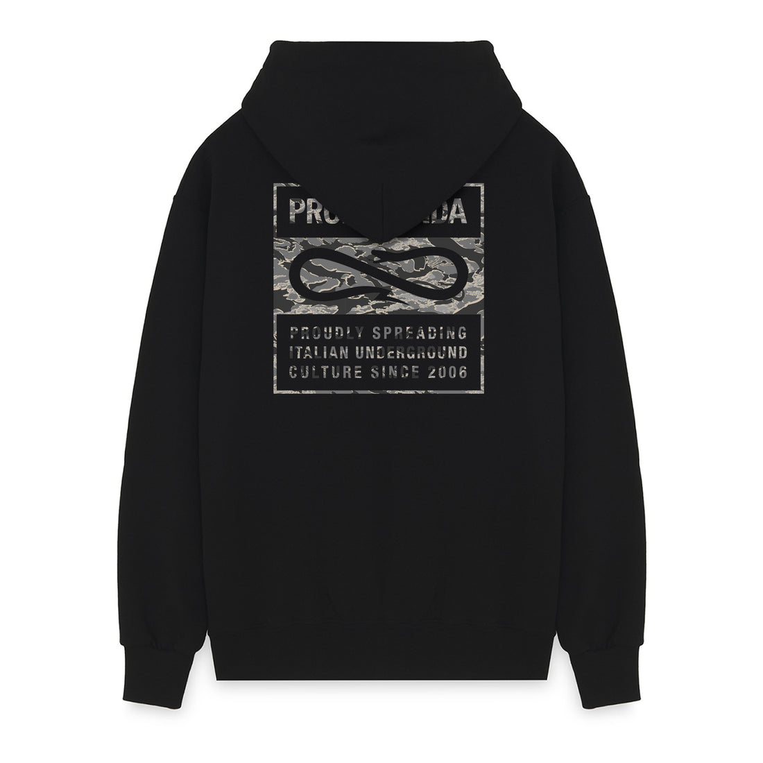 ZIP LABEL CAMO - FELPA 26FWPRFE743 -01 PROPAGANDA 