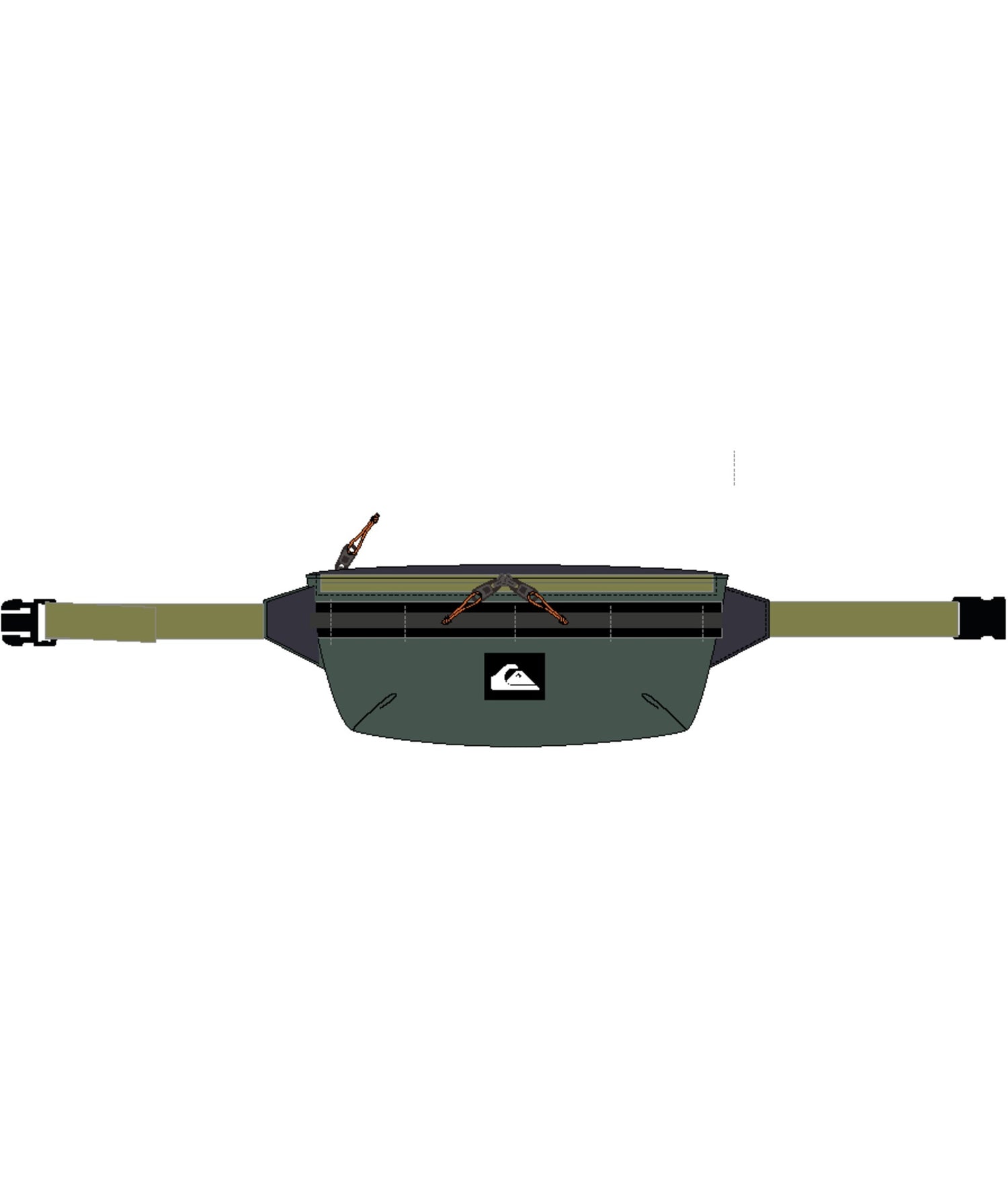 PACKED - MARSUPIO EQYBA03199 -GRT0 QUIKSILVER 