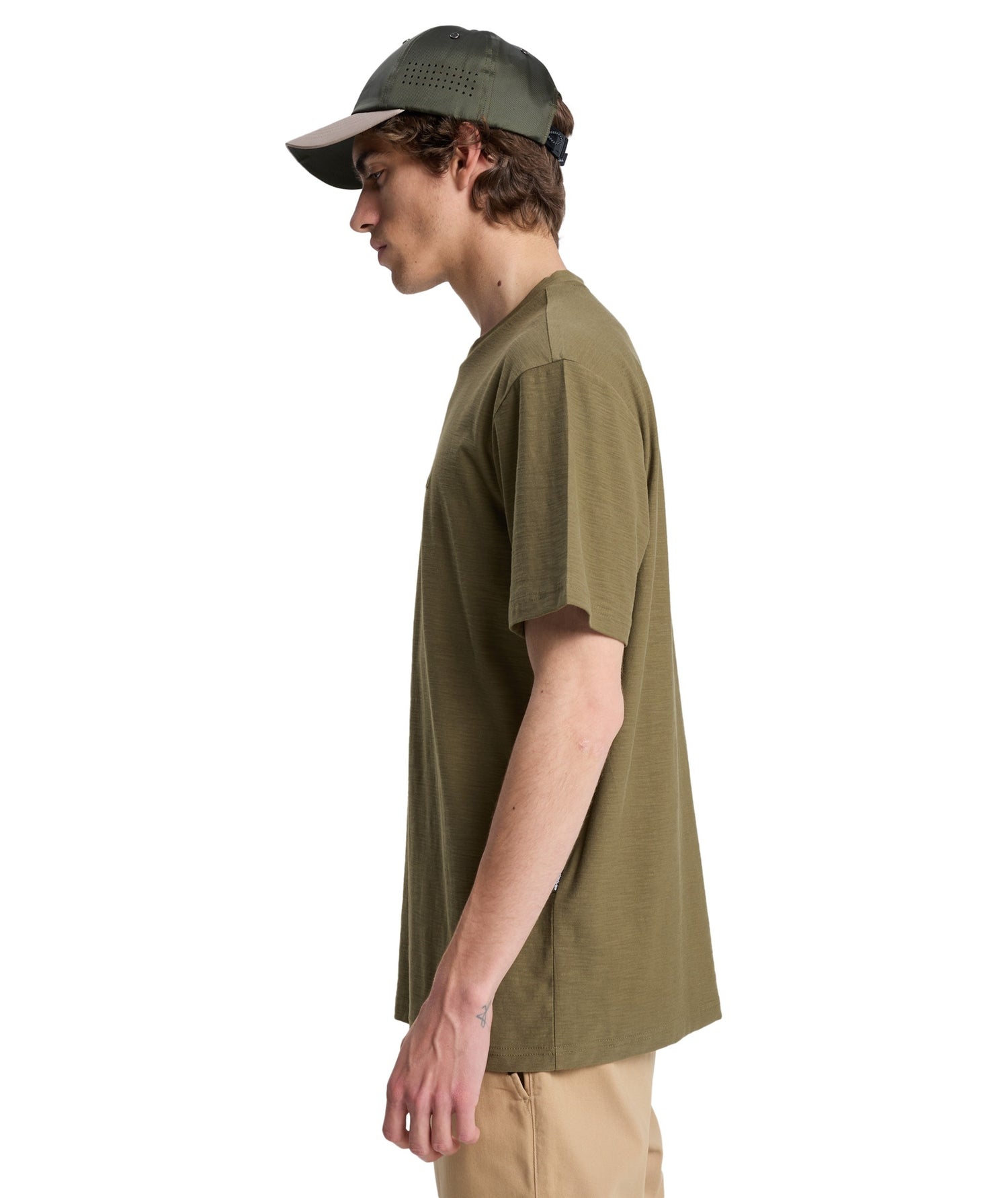 SLUB ROUNDNECK - T-SHIRT EQYKT04391 -CRE0 QUIKSILVER 
