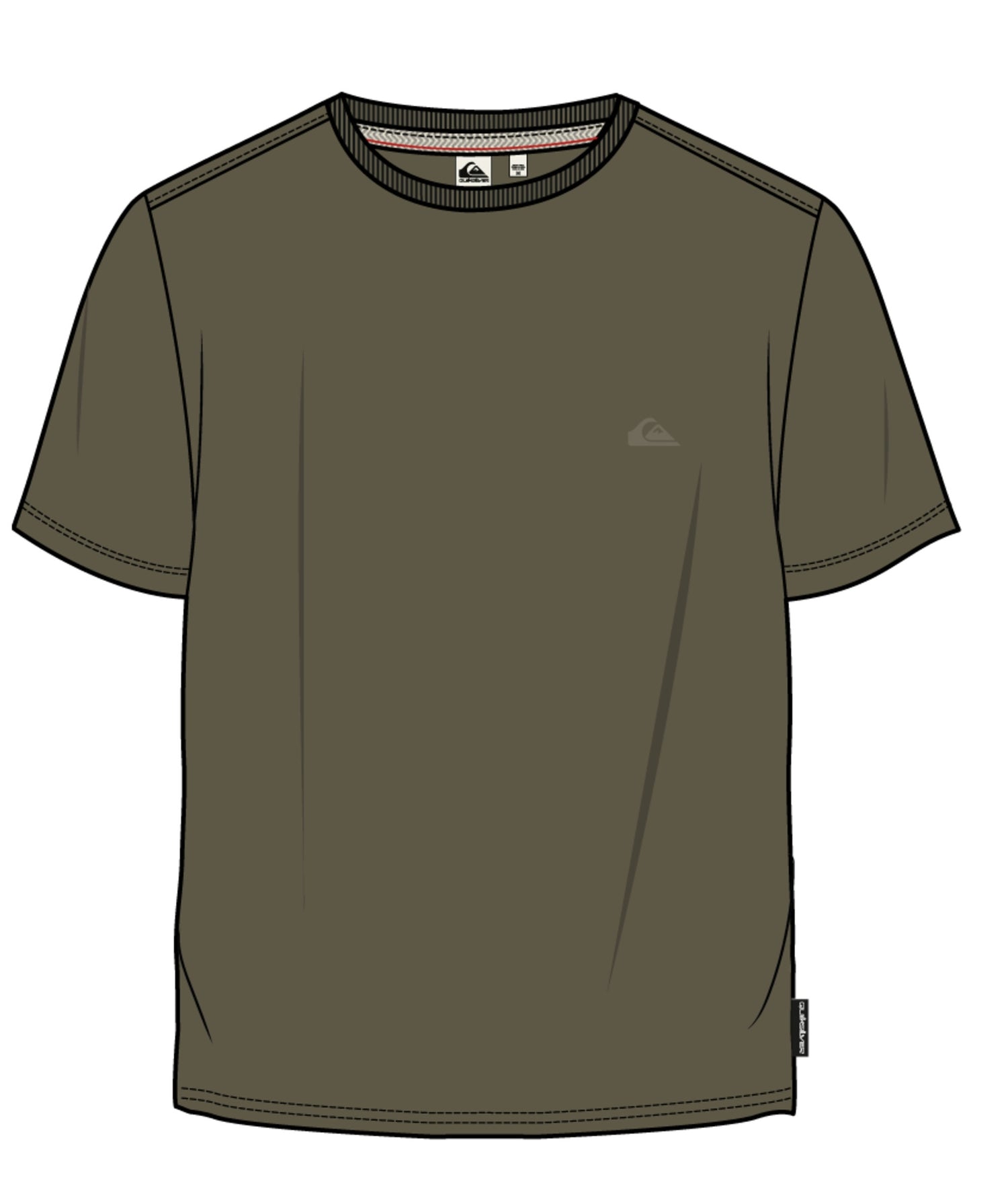 SLUB ROUNDNECK - T-SHIRT EQYKT04391 -CRE0 QUIKSILVER 