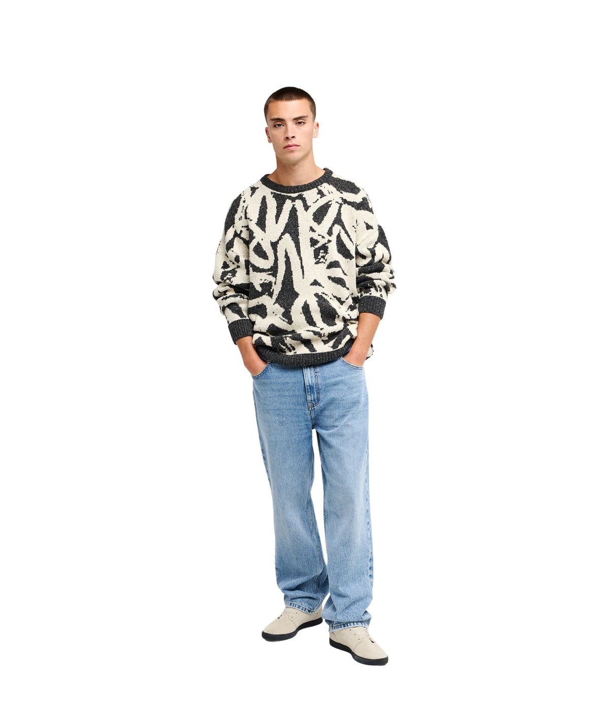 LIAM JACQUARD - MAGLIA EQYSW03346 -WEG8 QUIKSILVER 