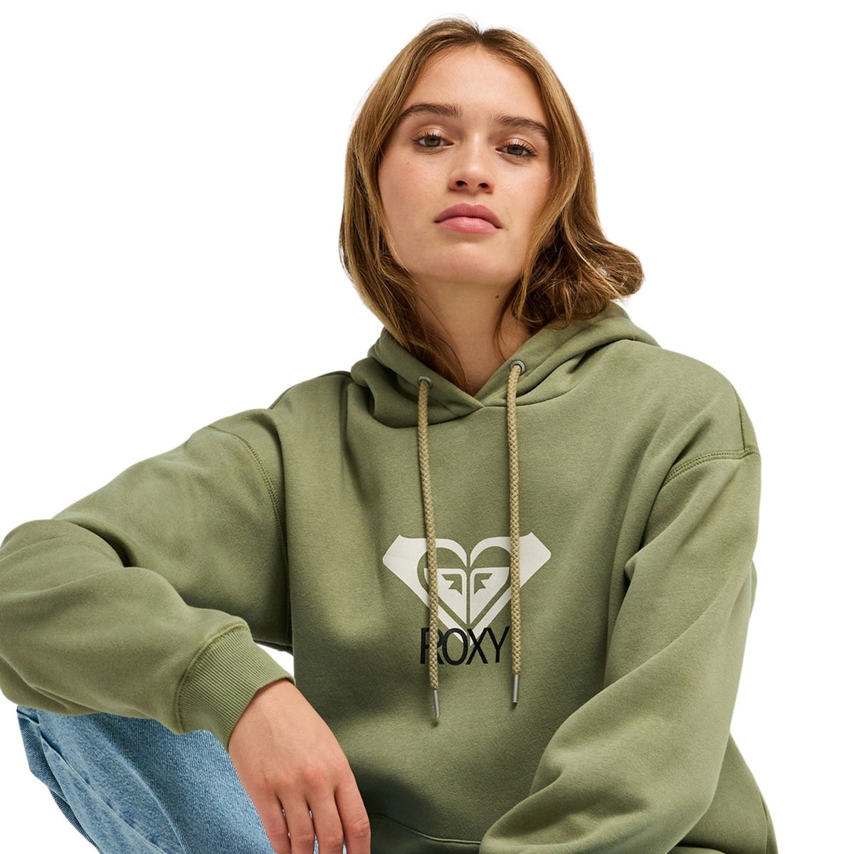 SURF STOKED BRUSHED ART - FELPA ERJFT05020 -GLD0 ROXY 