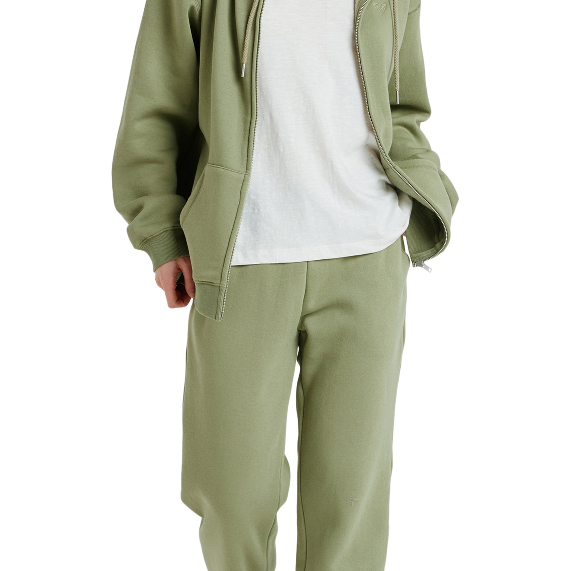SURF STOKED ZIPPED BRUSHED - FELPA ERJFT05022 -GLD0 ROXY 