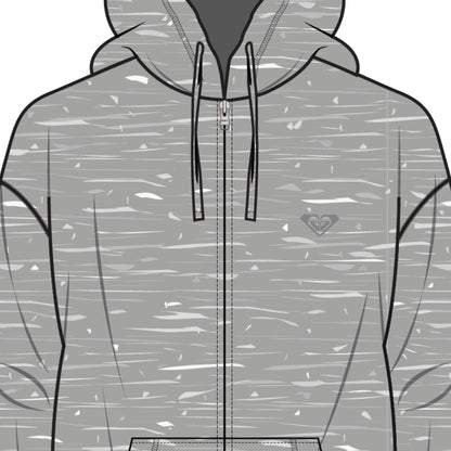 SURF STOKED ZIPPED BRUSHED - FELPA ERJFT05022 -SFAH ROXY 