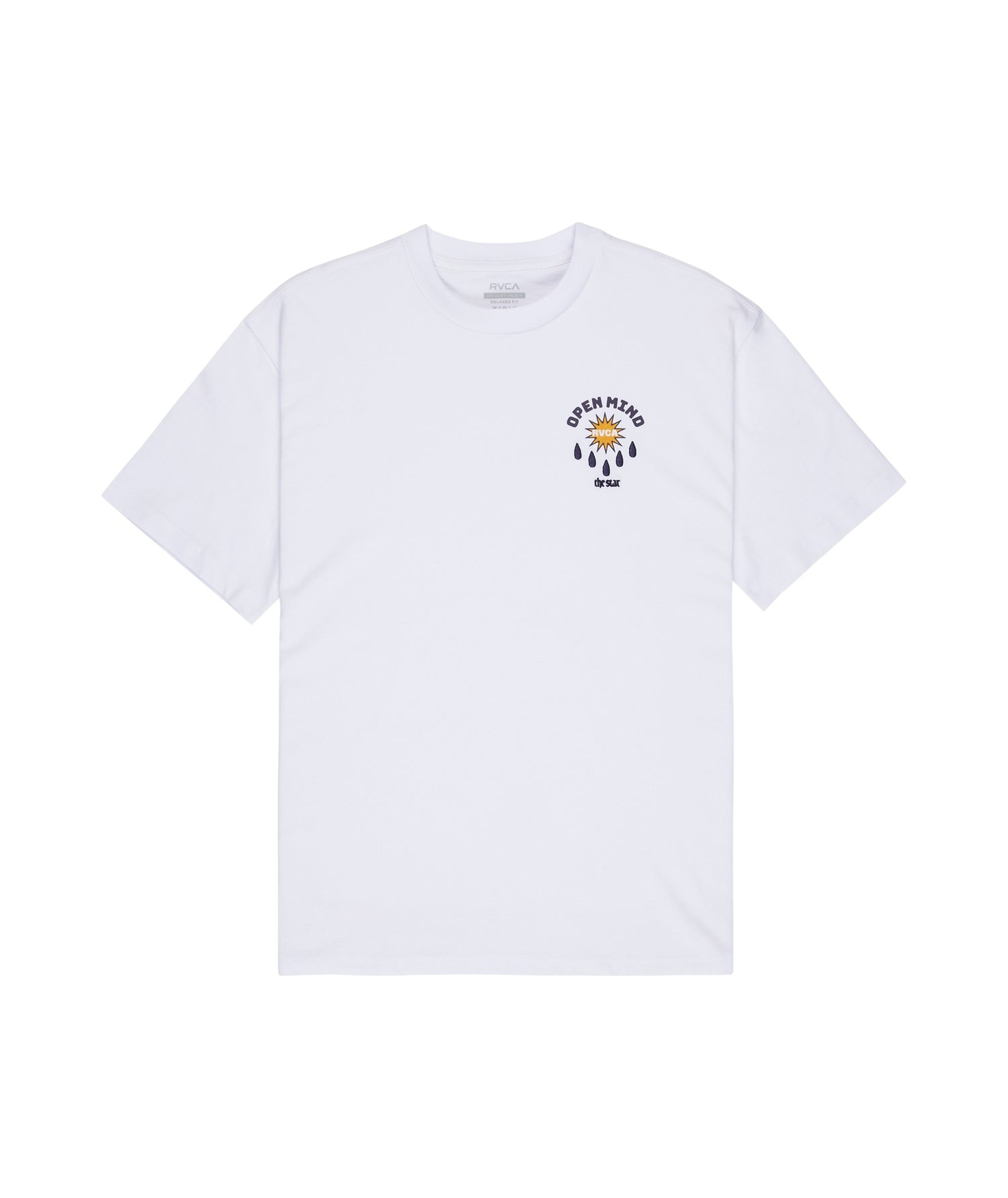 THE STARS - T-SHIRT EVYZT00369 -WHT RVCA 