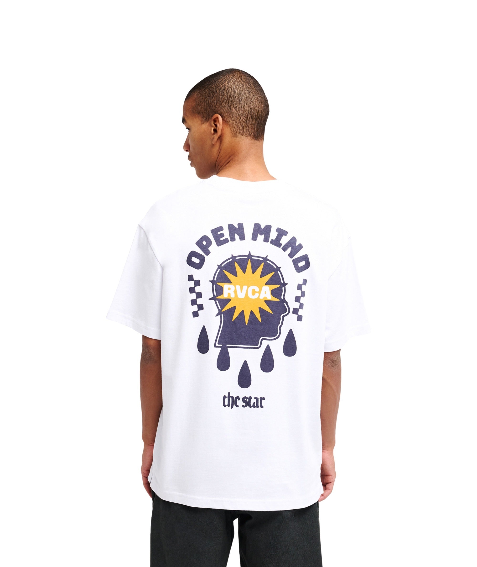 THE STARS - T-SHIRT EVYZT00369 -WHT RVCA 