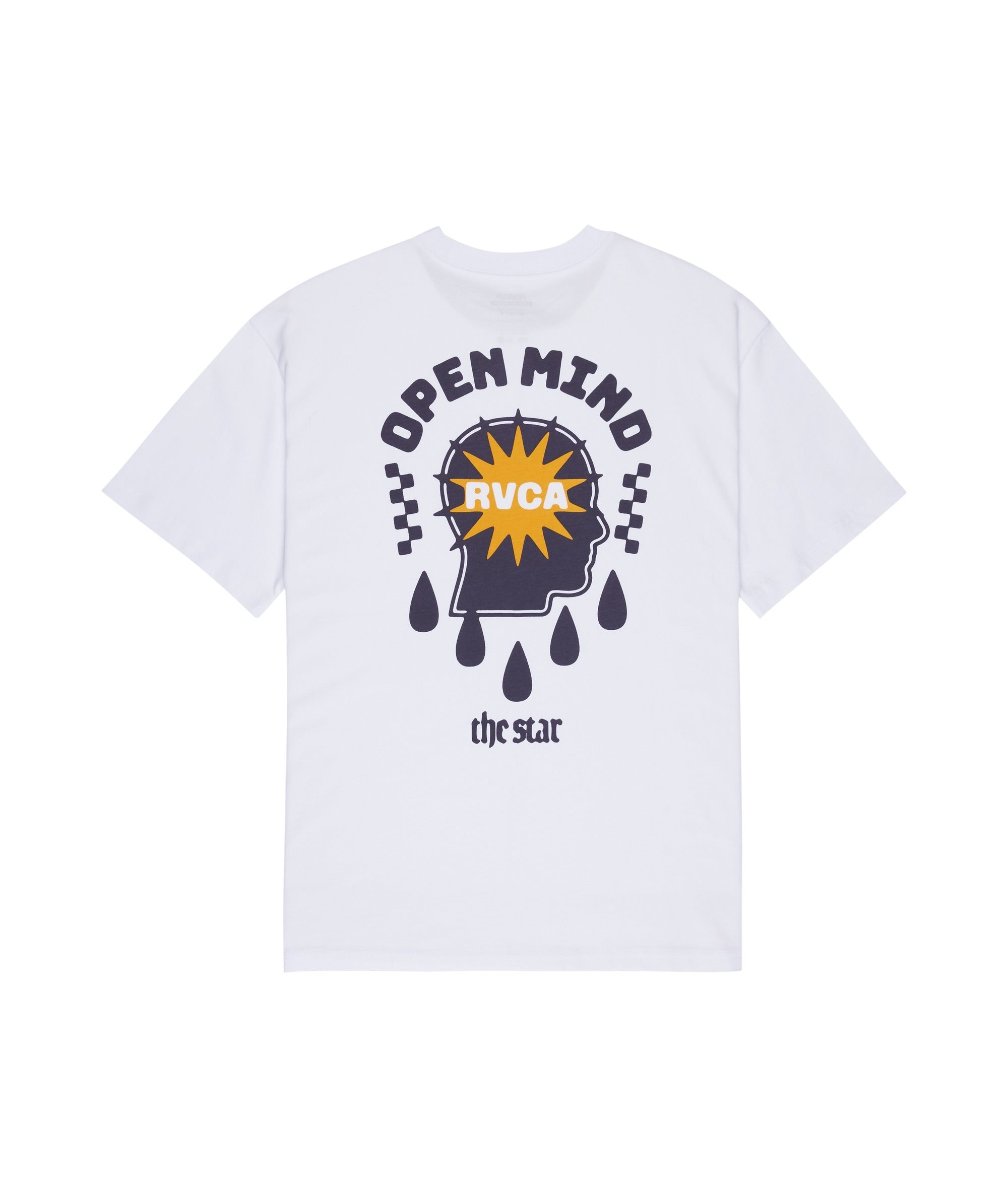 THE STARS - T-SHIRT EVYZT00369 -WHT RVCA 