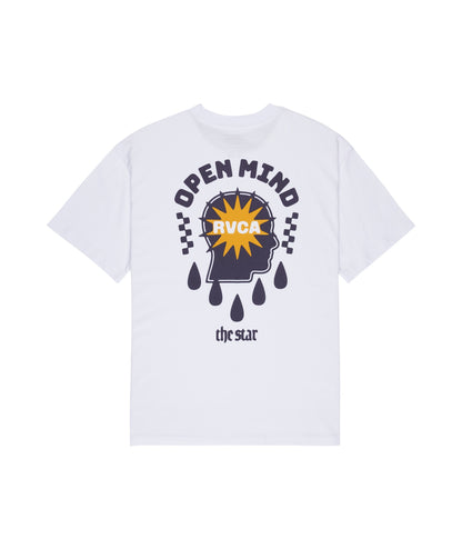 THE STARS - T-SHIRT EVYZT00369 -WHT RVCA 